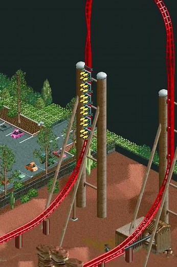 OpenRCT2 Rollercoaster: Canyon Blaster