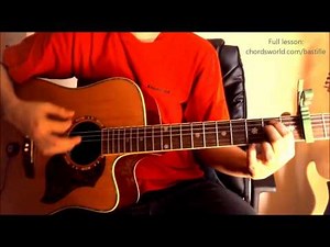 Pompeii Chords "Bastille" ChordsWorld.com Guitar Tutorial