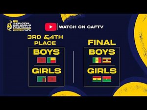 CAF African Schools Football Championship Continental Finals -Zimbabwe 2026 -(3rd&4th - Final)-Day 5