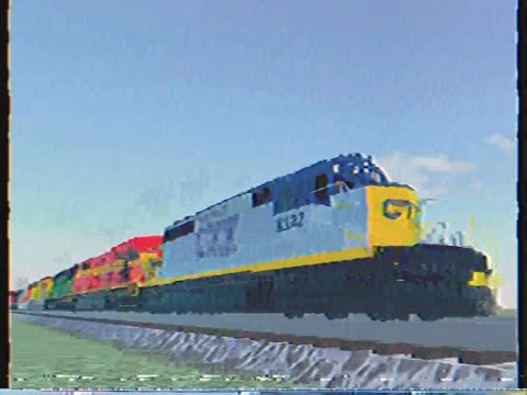 Ro-Scale Sandbox: Short CSX Freight 49 - New Intermodal Well Cars