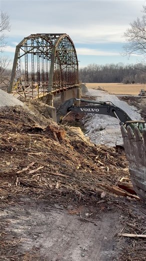 Big equipment working away anybody know how old the DORMAN bridge is?? #fb #highlight #bridge | Eric Turner