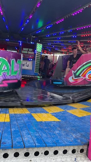 Exciting Waltzer Fair Ride at Burnley Fair