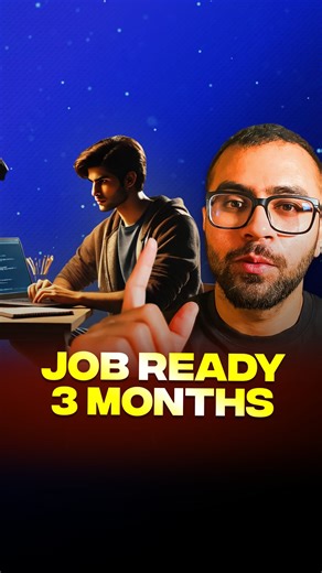 Vipul Tyagi on Instagram: "Become job ready in just 3 months"