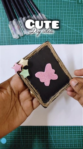 Aesthetic Desk Decor DIY 💕 | Easy Handmade Decor🦋✨ #Craft #deskdecor