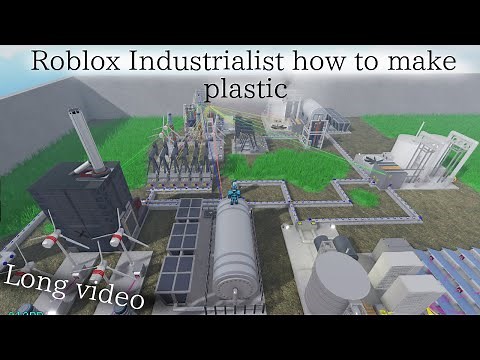 Roblox Industrialist │ How to make plastics │