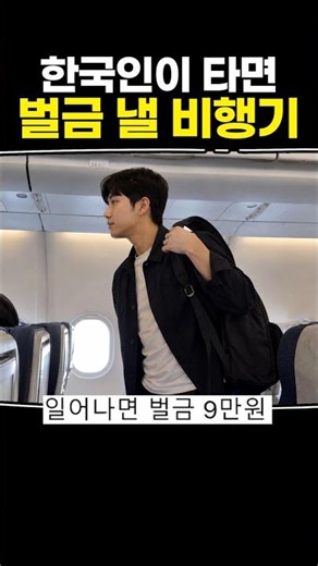 The Plane Where Koreans Get Fined
