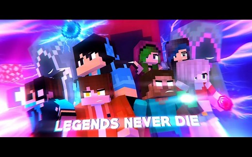 我的世界动画♪ "Legends Never Die" ♪ - An Original Minecraft Animation