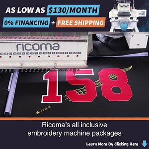 Thinking about adding embroidery to your custom apparel business but haven’t been able to find an affordable machine package? Then our March Madness Sale is exactly what you’ve been waiting for! For a limited time only, you can pay as low as $130/month with 0% financing and save up to $1,500 with FREE SHIPPING on an all-inclusive embroidery machine package. Click here to take advantage of the CRAZIEST Sale of the year before it’s too late → https://hubs.ly/Q016j97F0 But wait, there’s always more