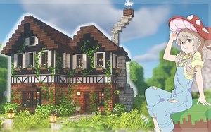 【Minecraft】古旧欧式花店（BlissChen）