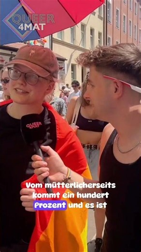 🥹❤️ At CSD with my own mom – that’s true support! 🌈🫶 #LoveWins #Queer4mat