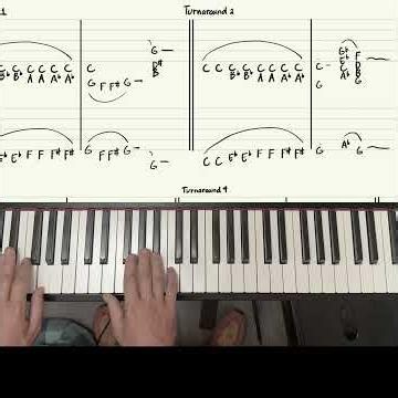 Mastering blues turnarounds what happens when you pedal | gospel blues piano course WebPianoTeacher￼