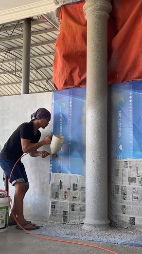 #SabahElegantStone #SabahClassicStone #SabahLuxuryStone #SabahSprayStone | Sabah DIY & Renovation