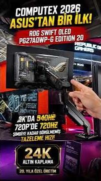 So, What's Your Resolution? The Asus ROG Swift OLED PG27AQDP 20th Anniversary Edition for Serious...
