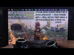 Steam Deck Elden Ring FSR 4 INT8 + XeSS Frame Gen Setup Steam OS Linux FREE ERSS FG & Optiscaler Mod