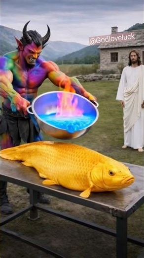 #jesus #love #faithinjesus Jesus saves fish from demon