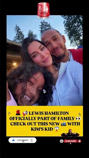 🚨📢NEXT LEVEL SERIOUS! 😱 Kim Shares Selfie With Hamilton & Chicago!🥹❤️ #kimkardashian #lewishamilton