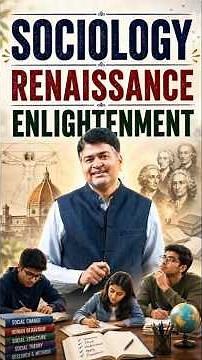 Sociology Renaissance Enlightenment