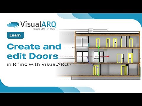 Create and edit Doors in Rhino with VisualARQ 1