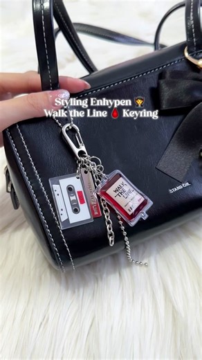 Enhypen Walk the Line Blood Keyring Charm