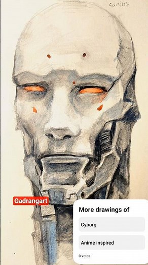 How to Draw a Cyborg (Quick Tips) #drawing #artstream #livedrawing