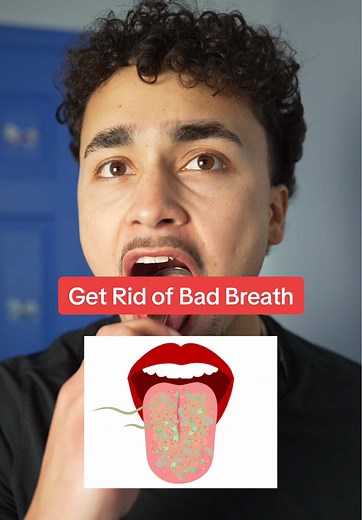 How to Have Good Smelling Breath #badbreath #selfcare #hygiene #fyp | How To Clean Your Tongue