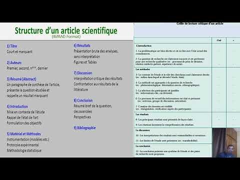 Le processus de publication d'un article dans une revue scientifique