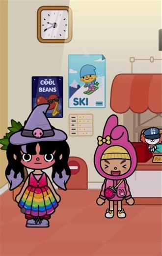Present Kuromi and My Melody #tocalifeworld