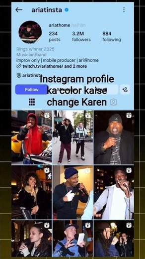 Instagram profile ka colour kaise change karen | How to change Instagram profile colour #instagram
