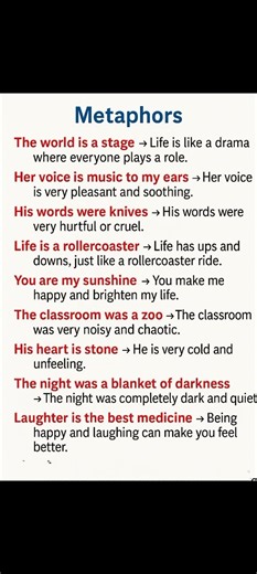 Metaphors