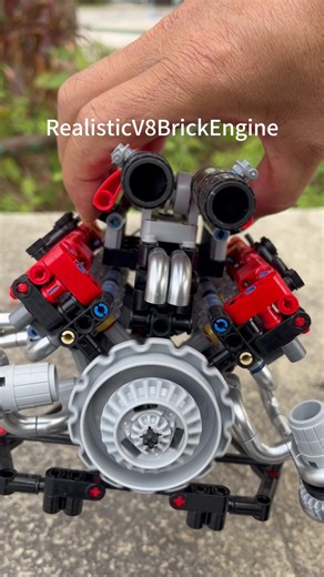 This KXING engine build is actually functional… the sound? Chef’s kiss 🛠️🔥#EngineBuild#MechanicalToys#BlockEngineering#KXINGBlocks#FunctionalToys