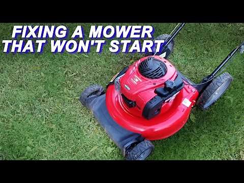 Fixing A Craftsman Mower That Won't Start