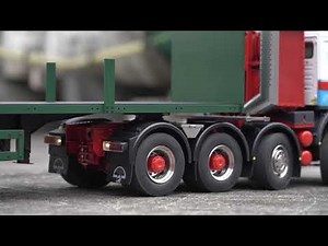 1/14 MAN F2000 8x4 tractor work with trailer