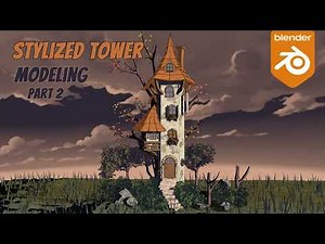Create a Stylized Tower in Blender 🏰🍂| Modeling Part 2