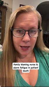 38K views · 434 reactions | Patient’s family blaming nurse & alarm fatigue in patient death #nurse #nurselife #thenurseerica | Nurse Erica | Facebook