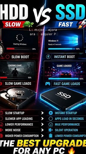 🚀 HDD vs SSD: The Difference Is INSANE!