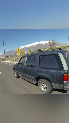 When this Biker Spots a Coffee Mug on a Moving Car 😆 #shorts