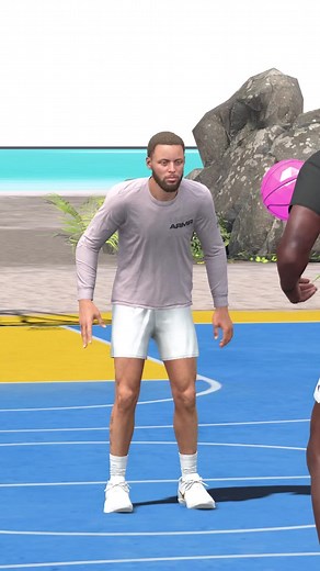 Curry vs Shaq Basketball Showdown