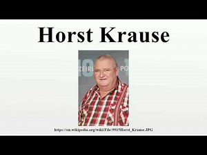 Horst Krause