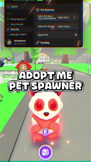 💎 DARK SPAWNER 💎 Adopt Me Spawn Pet Demo