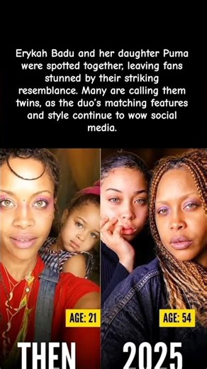 Erykah Badu and daughter Puma look identical in new sighting 😱💫