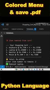 Python Magic #python #programming #shopping #carryminati