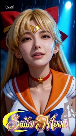 Sailor Moon in Real Life – She Looks Like a Real Moon Princess! #anime #sailormoon #ai #shorts