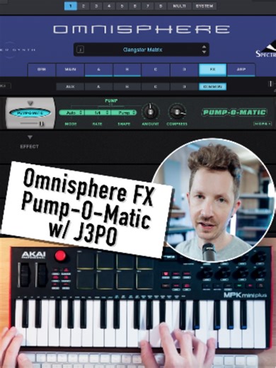 Omnisphere 3 is jam-packed with new features and over thirty new next-level FX! In this outstanding video, @iamj3po gives a rapid fire masterclass on Pump-O-Matic, showing just how powerful and inspiring this single effect can be both inside and outside Omnisphere in all kinds of creative ways... check it out! Watch the Full Video on our YouTube channel! #spectrasonics #omnisphere #vstplugins #virtualinstruments #sidechain
