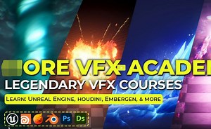 【巨炸】掌握UE5游戏中终极专业VFX游戏课程！ 专业Ai翻译