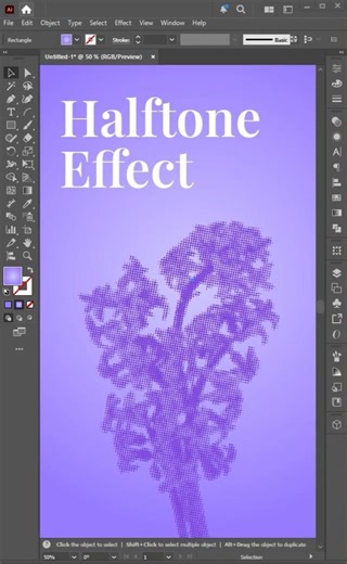 Make Stunning Halftone Art in Adobe Illustrator 2026 (So Easy!) #viral #trending #adobeillustrator