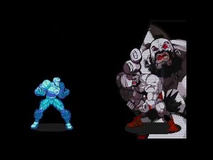 Marvel vs. Capcom - Wolverine, Gold War Machine vs. Jin, Zangief