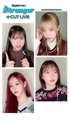 Weeekly Stranger English Ver. 4-Cut Live Performance