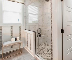 Walk-in showers are the unsung heroes of relaxation. They make your mornings great and rejuvenate your soul after a long day. It's like having a mini-spa at home—no awkward small talk required! 😉 🚿 ✨ Elevate Your Daily Routine: snip.ly/mhuack | NewHomeSource.com