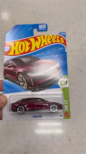 Hot Wheels Lucid Air EV Red Purple Diecast Toy Car #lucidcaroftheyear #lucid #hotwheels #diecastcars