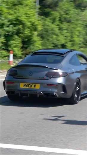 Mercedes AMG C63 S V8 LOUD V8 Biturbo Sound #shorts #amg